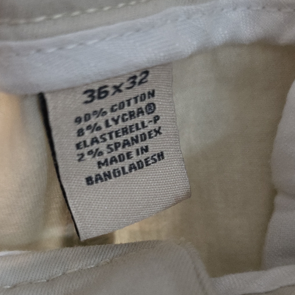 St. John's Bay Gray Stretch Chinos - Picture 6 of 7